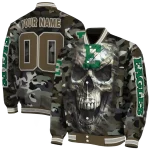customized eastern michigan eagles camouflage skull camouflage varsity jacket best selling