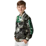 customized eastern michigan eagles camouflage skull camouflage varsity jacket best selling