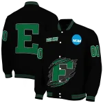 customized eastern michigan eagles claw shred black varsity jacket best selling