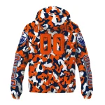 customized edmonton oilers camouflage mashup blue windbreaker jacket best selling