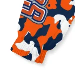 customized edmonton oilers camouflage mashup blue windbreaker jacket best selling