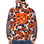customized edmonton oilers camouflage mashup blue windbreaker jacket best selling