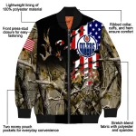 customized edmonton oilers patriot deer camouflage bomber jacket best selling