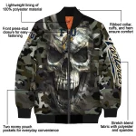 customized fiu panthers camouflage skull camouflage bomber jacket best selling