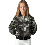 customized fiu panthers camouflage skull camouflage bomber jacket best selling