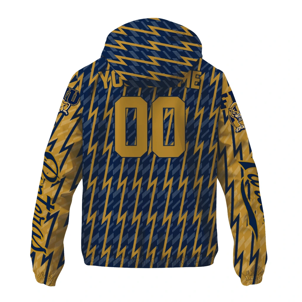 customized fiu panthers lightning strike grid blue windbreaker jacket fashion forward customized fiu panthers lightning strike grid blue windbreaker jacket fashion forward