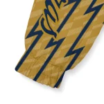 customized fiu panthers lightning strike grid blue windbreaker jacket best selling