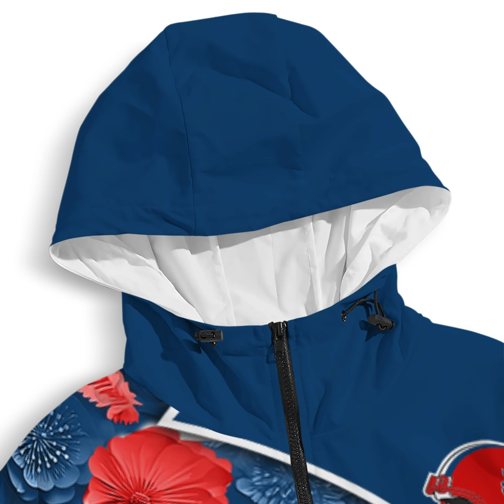 customized florida atlantic owls blossoms helmet blue windbreaker jacket premium grade customized florida atlantic owls blossoms helmet blue windbreaker jacket premium grade