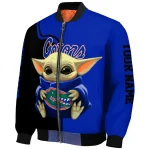 customized florida gators adorable yoda blue black bomber jacket best selling