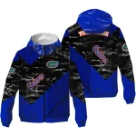 customized florida gators arrow matrix blue black windbreaker jacket best selling