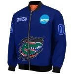 customized florida gators claw mark blue bomber jacket best selling