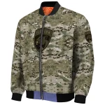 customized florida panthers camouflage abstract camouflage bomber jacket best selling