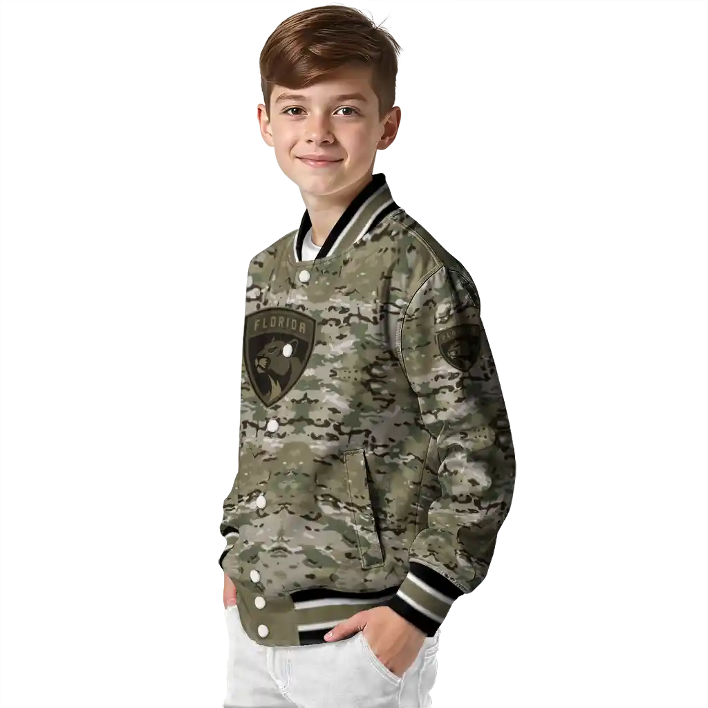 customized florida panthers camouflage abstract camouflage varsity jacket trendy customized florida panthers camouflage abstract camouflage varsity jacket trendy