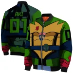 customized florida panthers turtle armor bomber jacket best selling