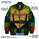 customized florida panthers turtle armor bomber jacket best selling
