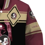 customized florida state seminoles reaper hands garnet black varsity jacket best selling