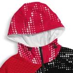 customized fresno state bulldogs arrow matrix red black windbreaker jacket best selling