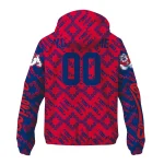 customized fresno state bulldogs trellis mesh red windbreaker jacket best selling