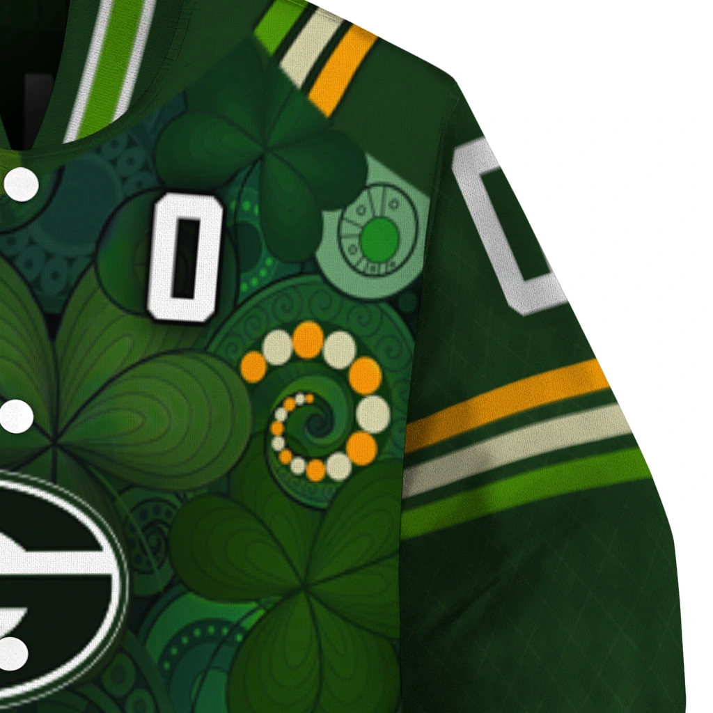 customized georgia bulldogs shamrock vortex green varsity jacket premium grade customized georgia bulldogs shamrock vortex green varsity jacket premium grade