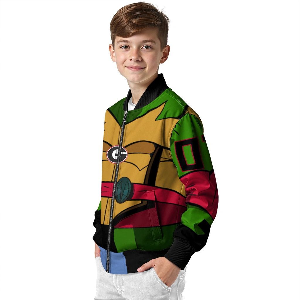 customized georgia bulldogs turtle armor bomber jacket trendy customized georgia bulldogs turtle armor bomber jacket trendy