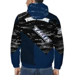 customized georgia southern eagles arrow matrix blue black windbreaker jacket best selling
