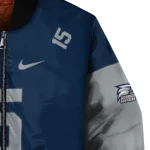 customized georgia southern eagles team patch blue bomber jacket best selling