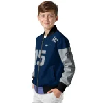 customized georgia southern eagles team patch blue bomber jacket best selling