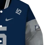 customized georgia southern eagles team patch blue varsity jacket best selling