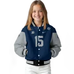 customized georgia southern eagles team patch blue varsity jacket best selling
