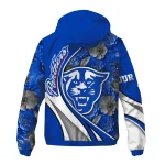 customized georgia state panthers blossoms helmet blue windbreaker jacket best selling