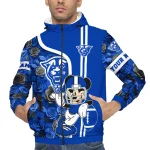 customized georgia state panthers football micky mouse blue windbreaker jacket best selling