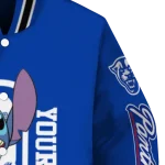 customized georgia state panthers stitch laughing blue varsity jacket best selling