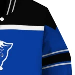 customized georgia state panthers stripe statement blue black varsity jacket best selling