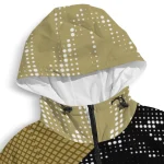 customized georgia tech yellow jackets arrow matrix gold black windbreaker jacket best selling