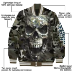 customized georgia tech yellow jackets camouflage skull camouflage varsity jacket best selling