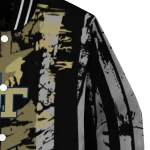 customized georgia tech yellow jackets star stripes gold black varsity jacket best selling