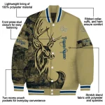 customized georgia tech yellow jackets tribal deer art gold varsity jacket best selling