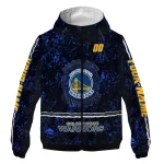 customized golden state warriors shards cluster blue windbreaker jacket best selling