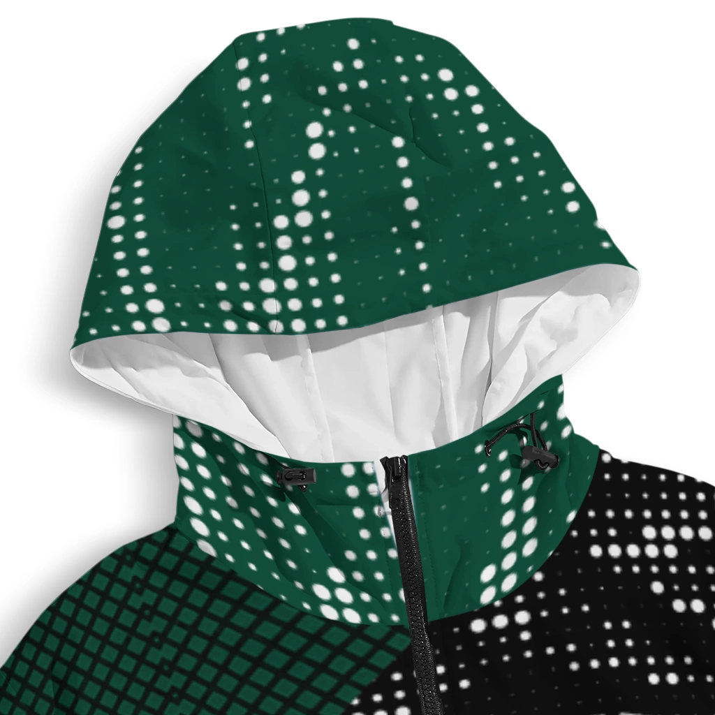customized hawaii rainbow warriors arrow matrix green black windbreaker jacket premium grade customized hawaii rainbow warriors arrow matrix green black windbreaker jacket premium grade