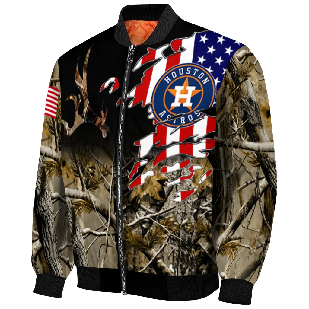 customized houston astros patriot deer camouflage bomber jacket fashion forward customized houston astros patriot deer camouflage bomber jacket fashion forward