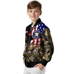 customized houston astros patriot deer camouflage bomber jacket best selling