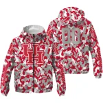 customized houston cougars camouflage mashup red windbreaker jacket best selling