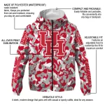 customized houston cougars camouflage mashup red windbreaker jacket best selling