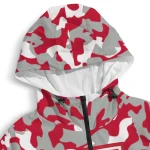 customized houston cougars camouflage mashup red windbreaker jacket best selling