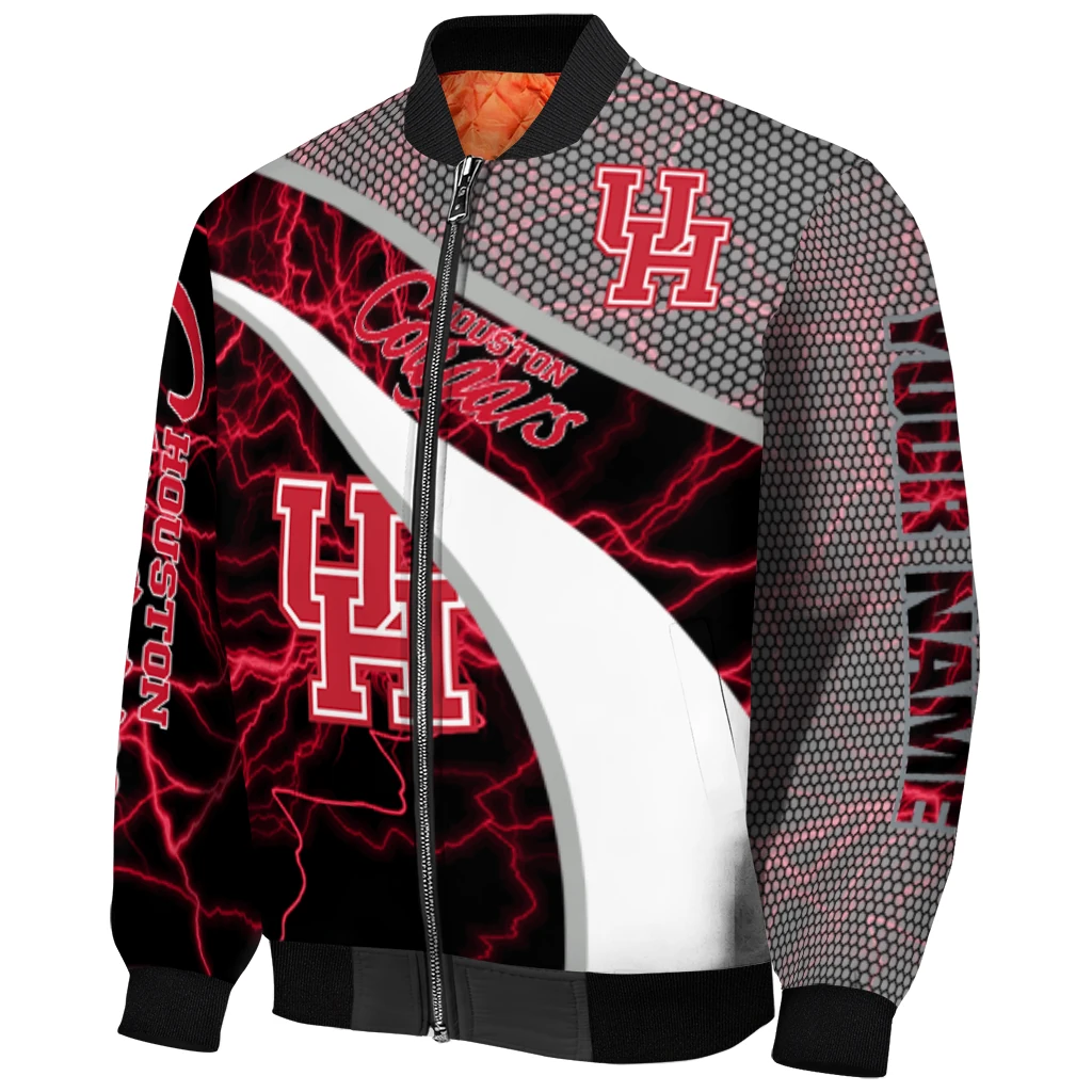 customized houston cougars electric flash red bomber jacket fashion forward customized houston cougars electric flash red bomber jacket fashion forward