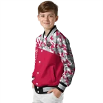 customized houston rockets camouflage style red varsity jacket best selling