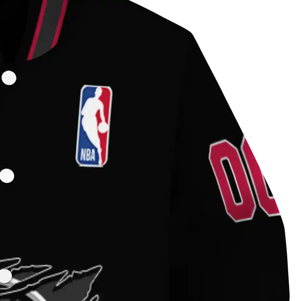 customized houston rockets claw edge black varsity jacket premium grade customized houston rockets claw edge black varsity jacket premium grade