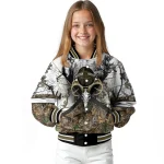 customized houston rockets deer skull camouflage white varsity jacket best selling