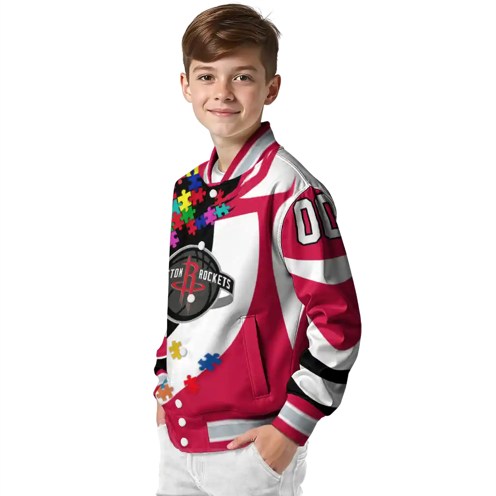 customized houston rockets stars and stripes slashes red varsity jacket trendy customized houston rockets stars and stripes slashes red varsity jacket trendy