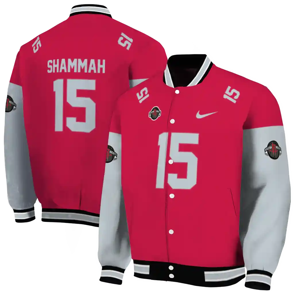 customized houston rockets team patch red varsity jacket fashion forward customized houston rockets team patch red varsity jacket fashion forward